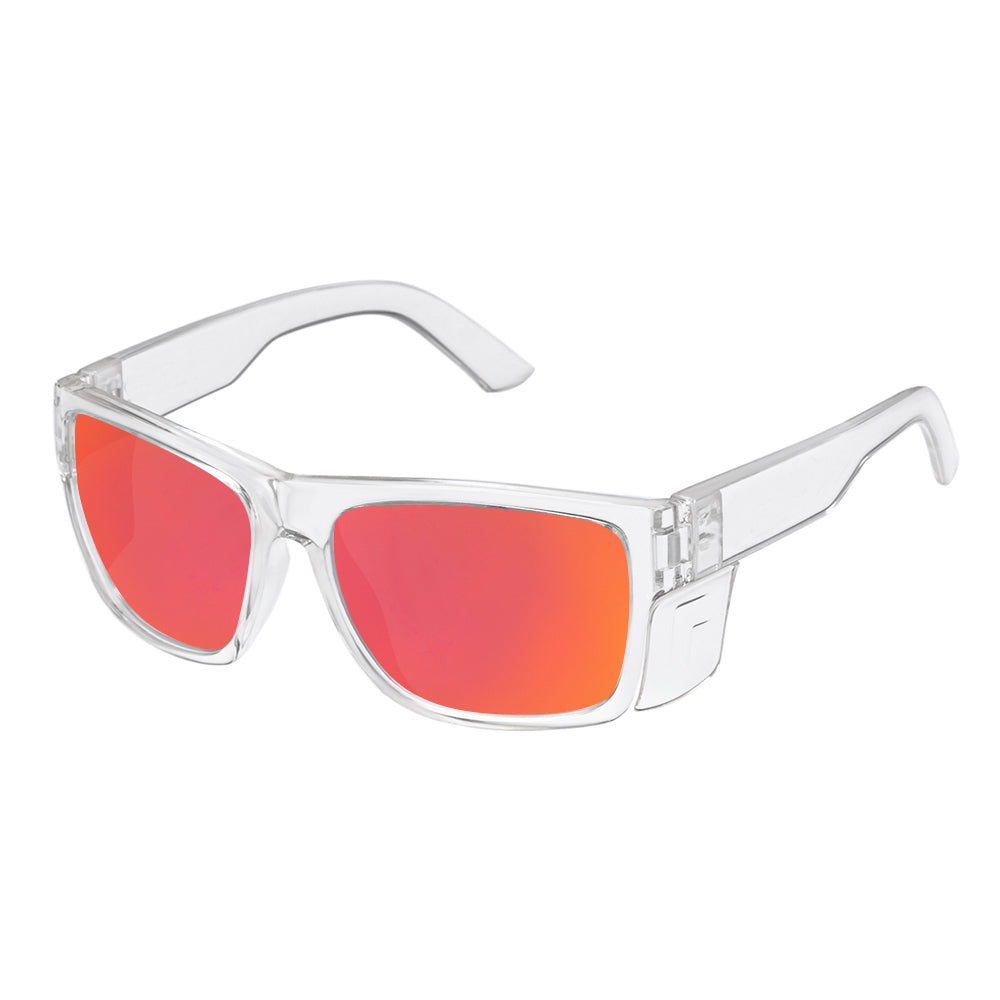 Benno Clear Frame Safety Polarized