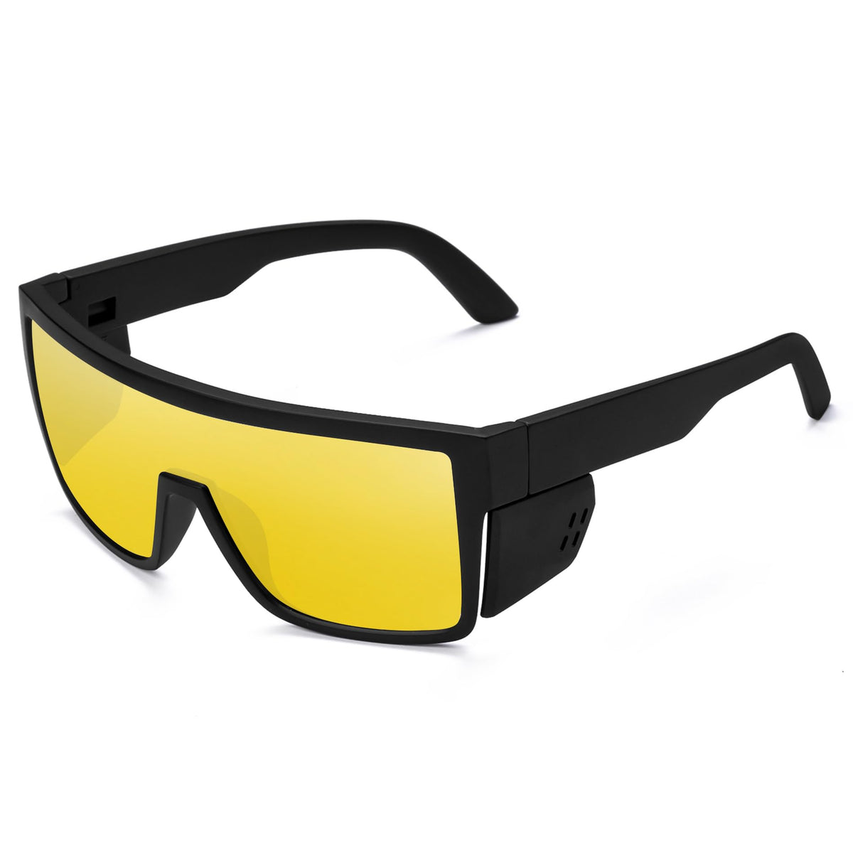 Dempsey Matte Black Polarized Safety Glasses