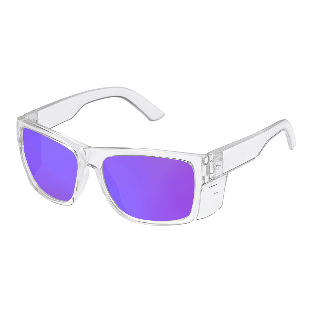 Benno Clear Frame Safety Polarized