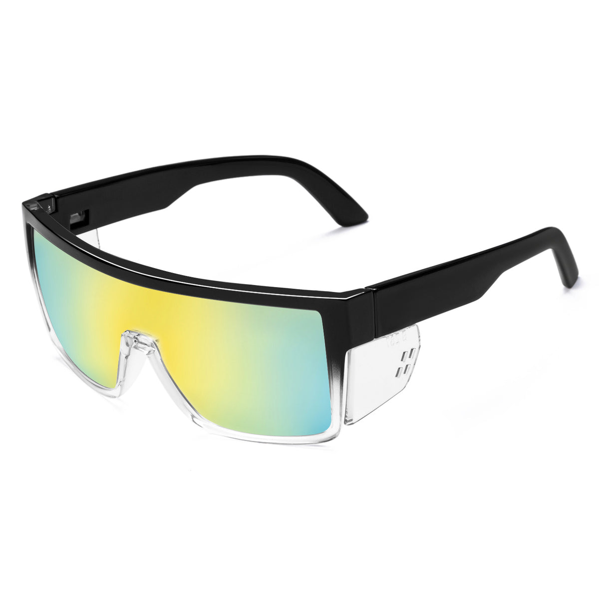 Dempsey- Two Tone Black Frame Safety Polarized