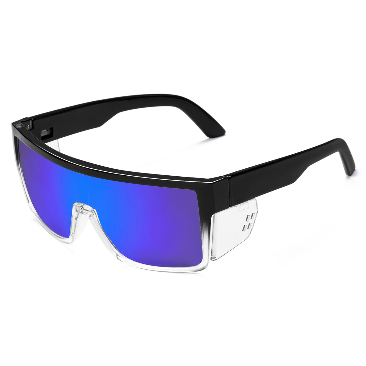 Dempsey- Two Tone Black Frame Safety Polarized