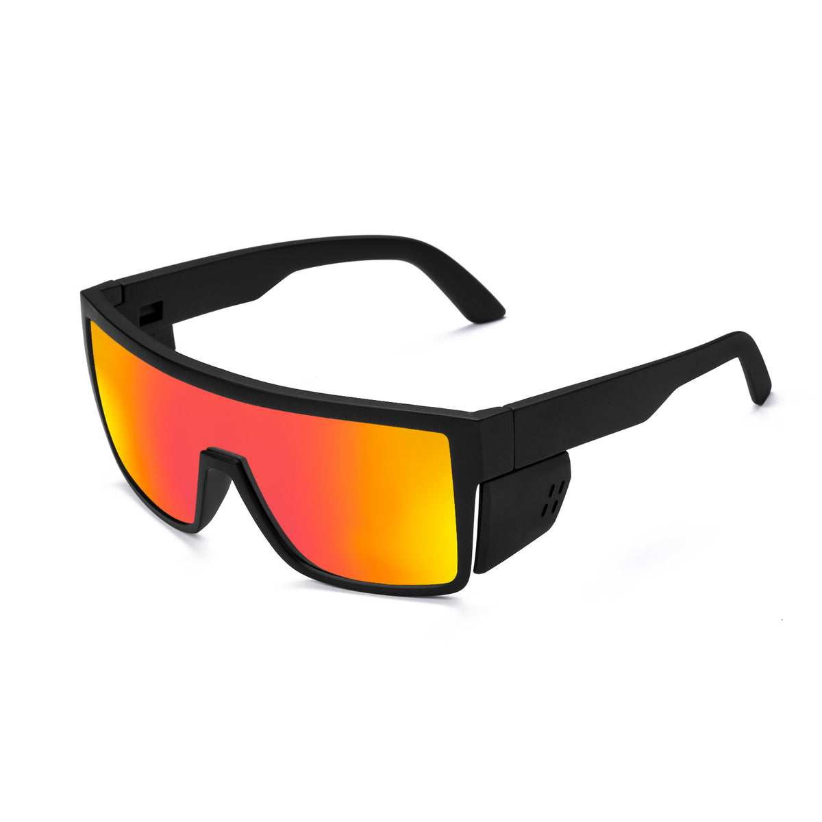 Dempsey Matte Black Polarized Safety Glasses