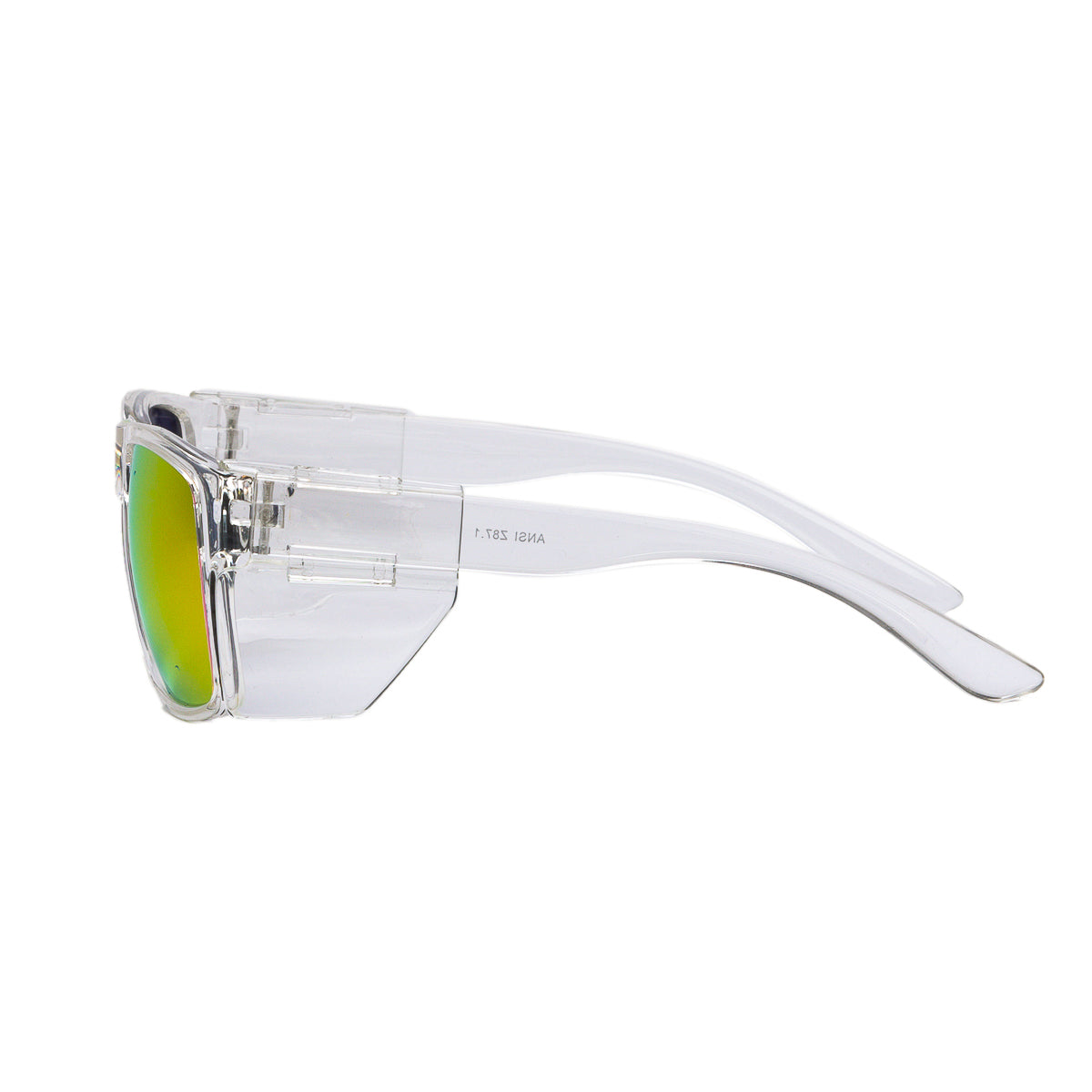 Harley Clear Frame Polarized Safety Glasses