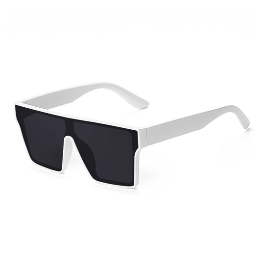 White Square Frame Safety Sunglasses