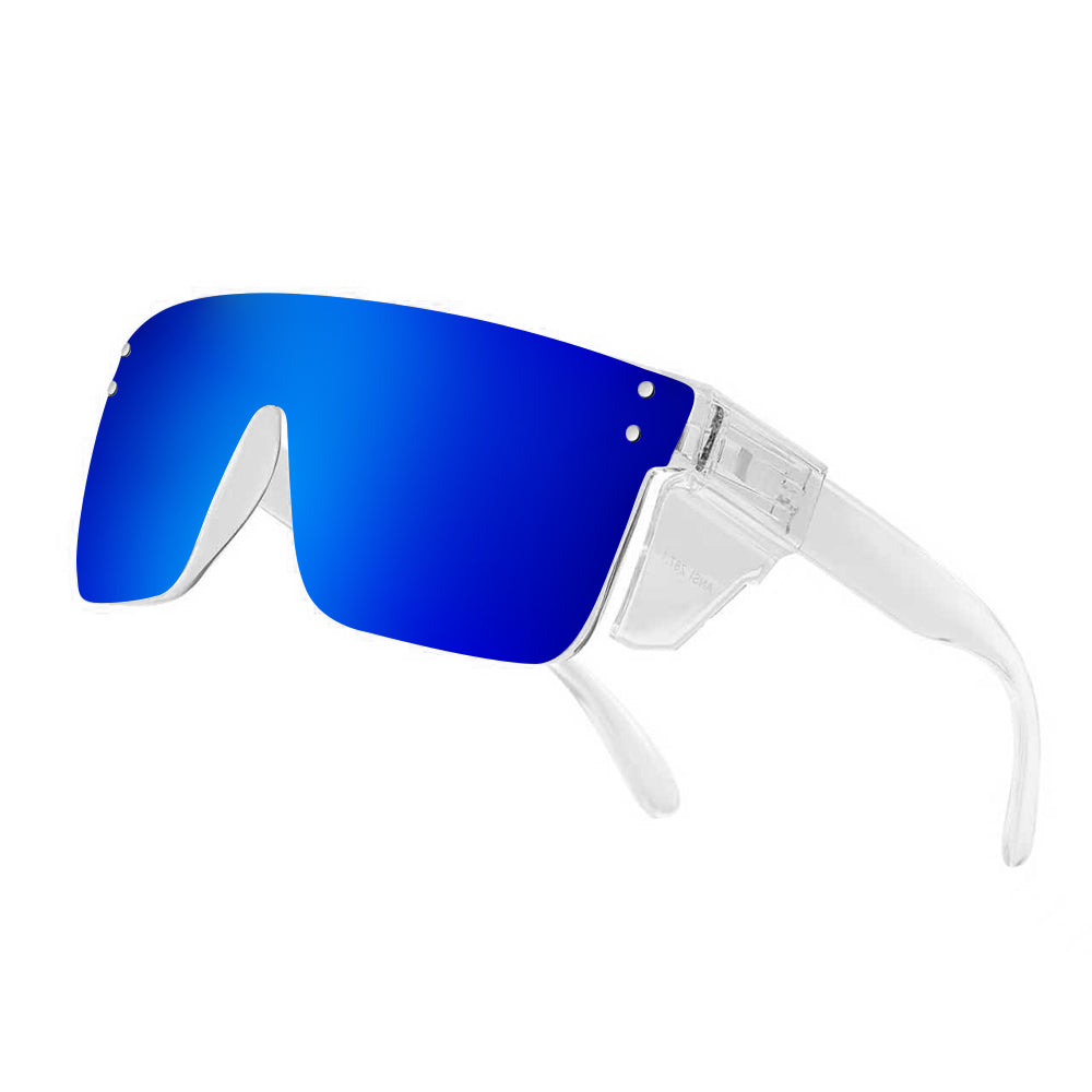 Aaliyah-Clear Frame Safety Polarized