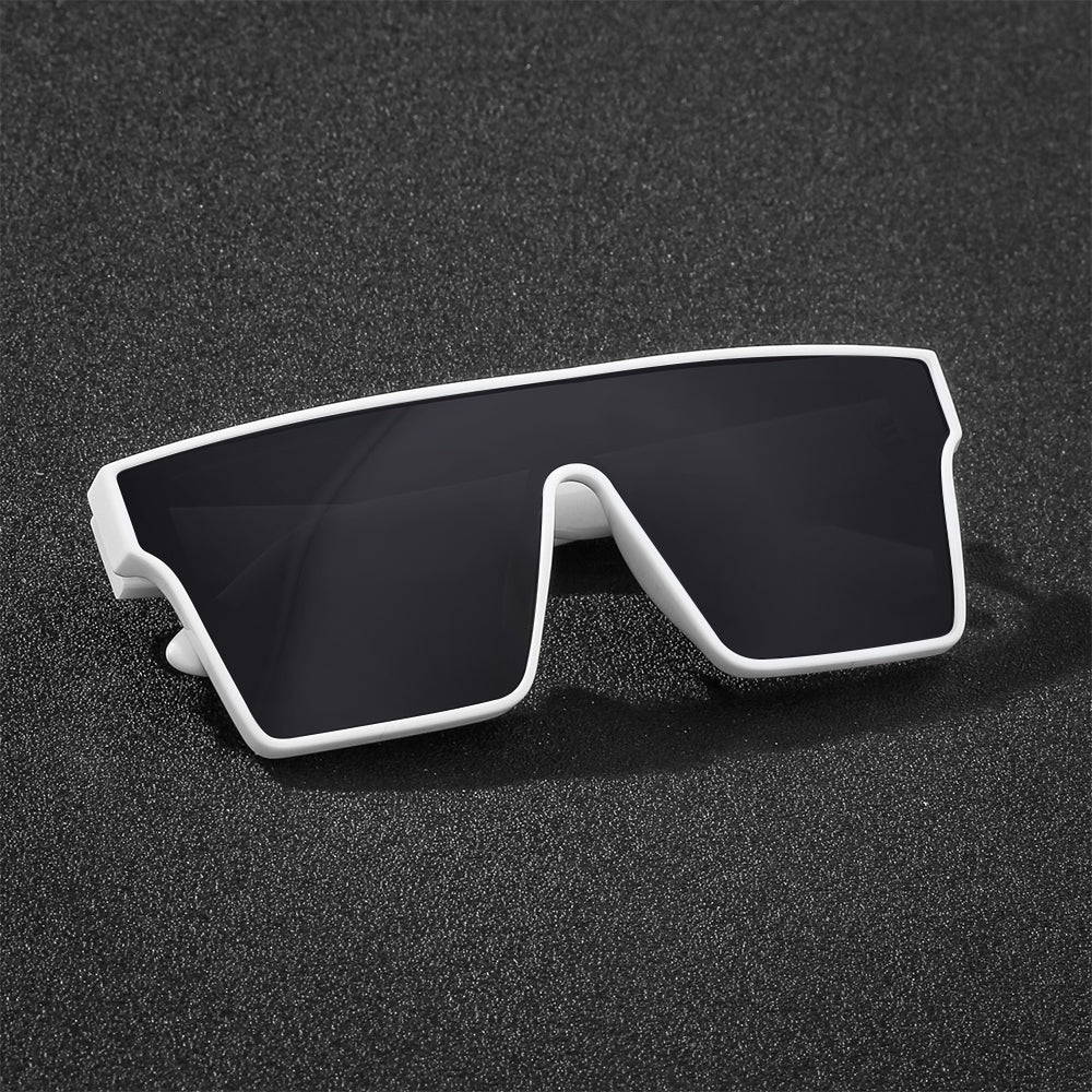 White Square Frame Safety Sunglasses