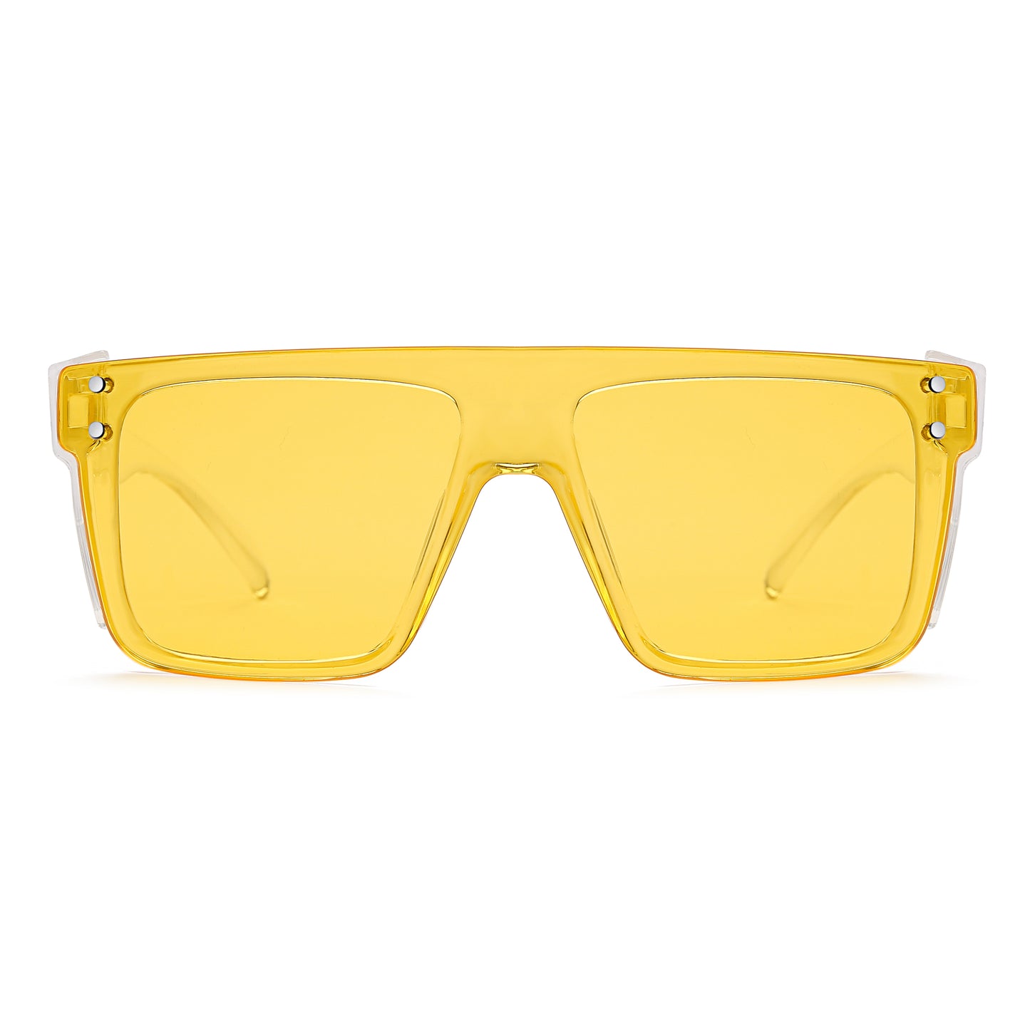 Aaliyah-Clear Frame Safety Polarized