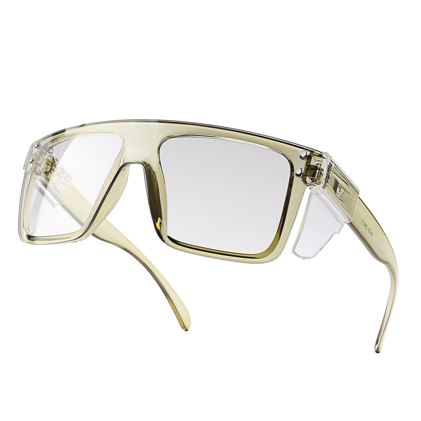 Aaliyah- Clear Frame Safety Photochromic