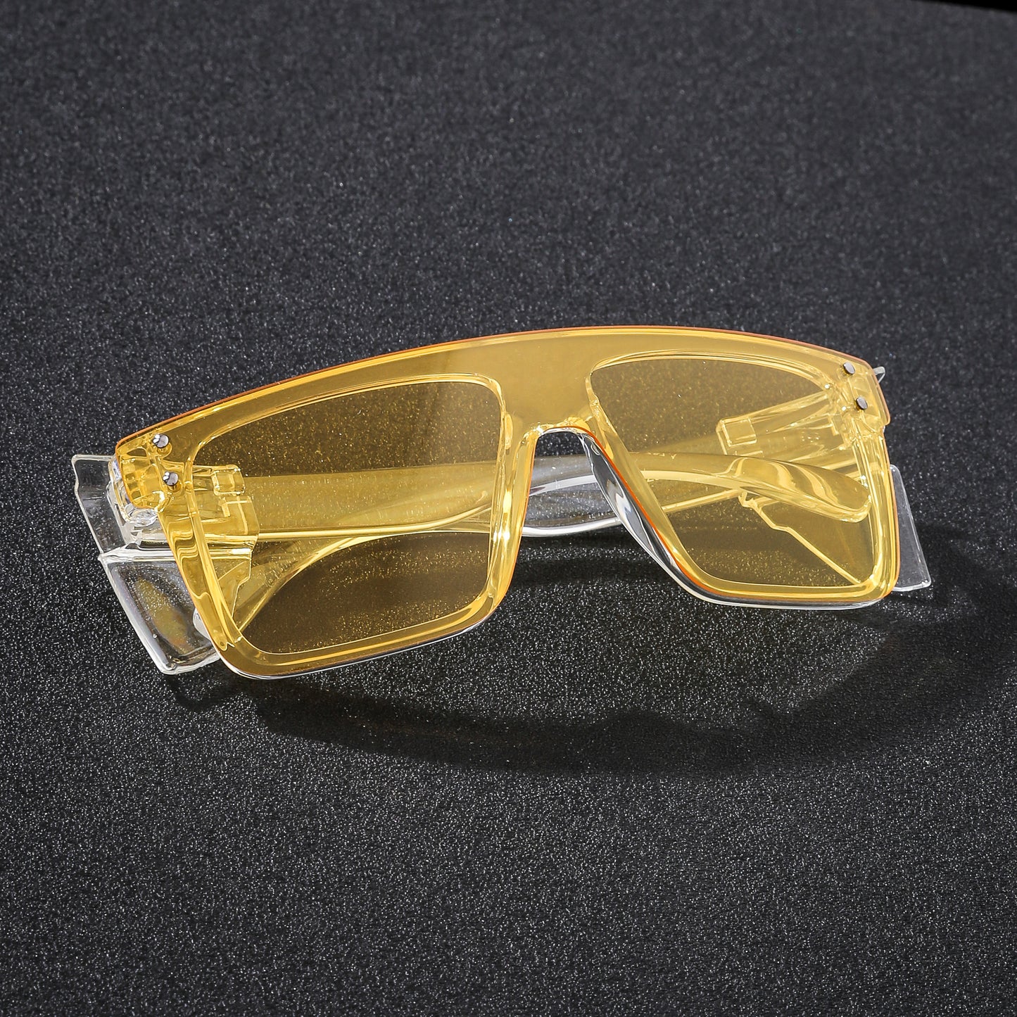Aaliyah-Clear Frame Safety Polarized