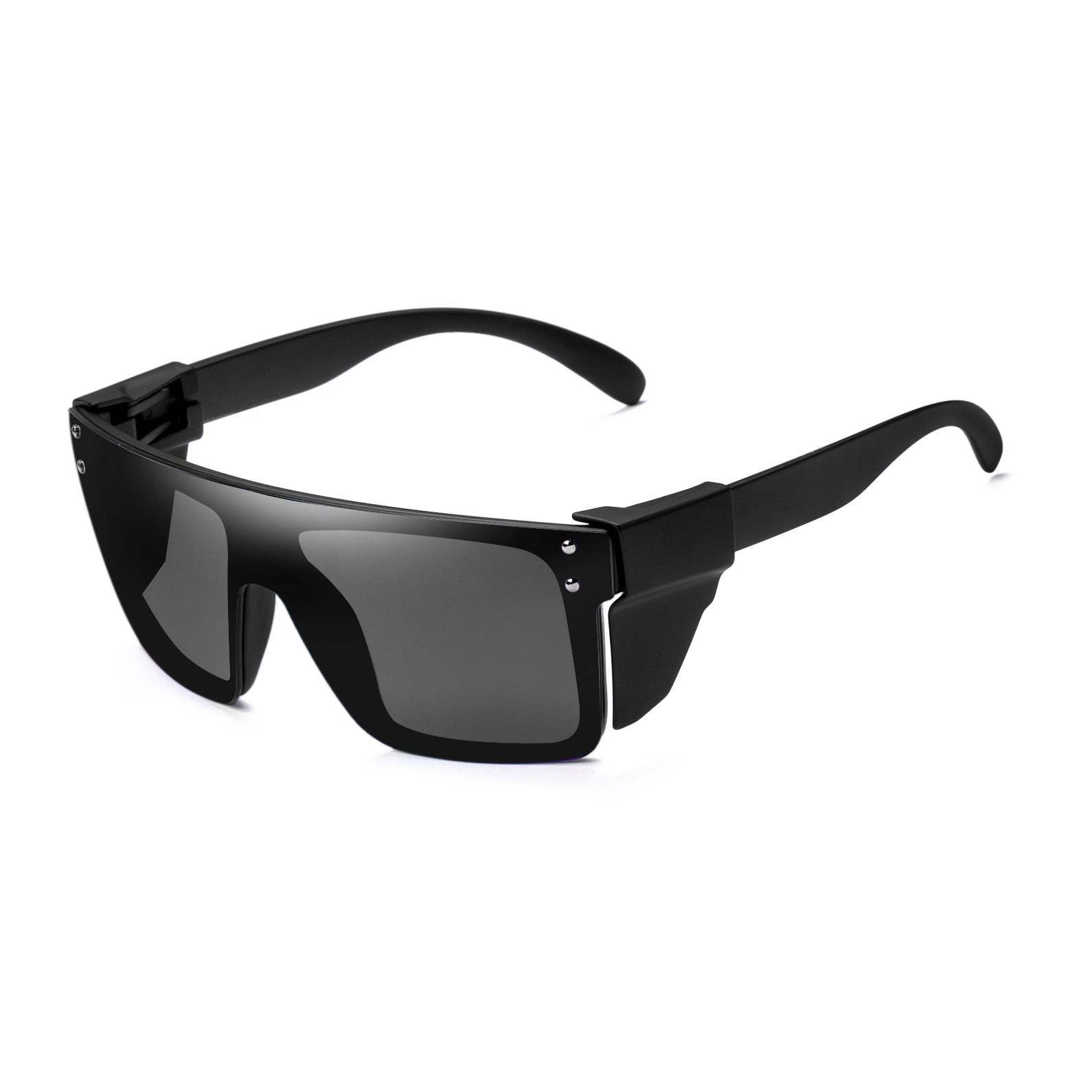 Aaliyah-Matte Black Frame Safety Polarized – Bingking