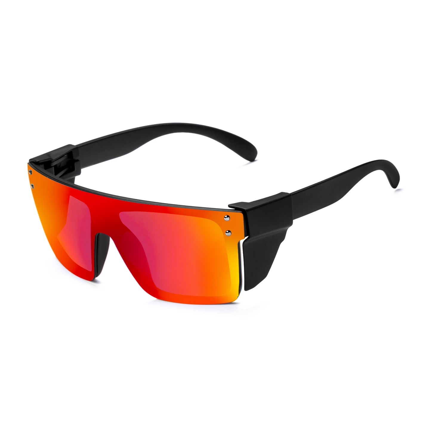 Aaliyah-Matte Black Frame Safety Polarized