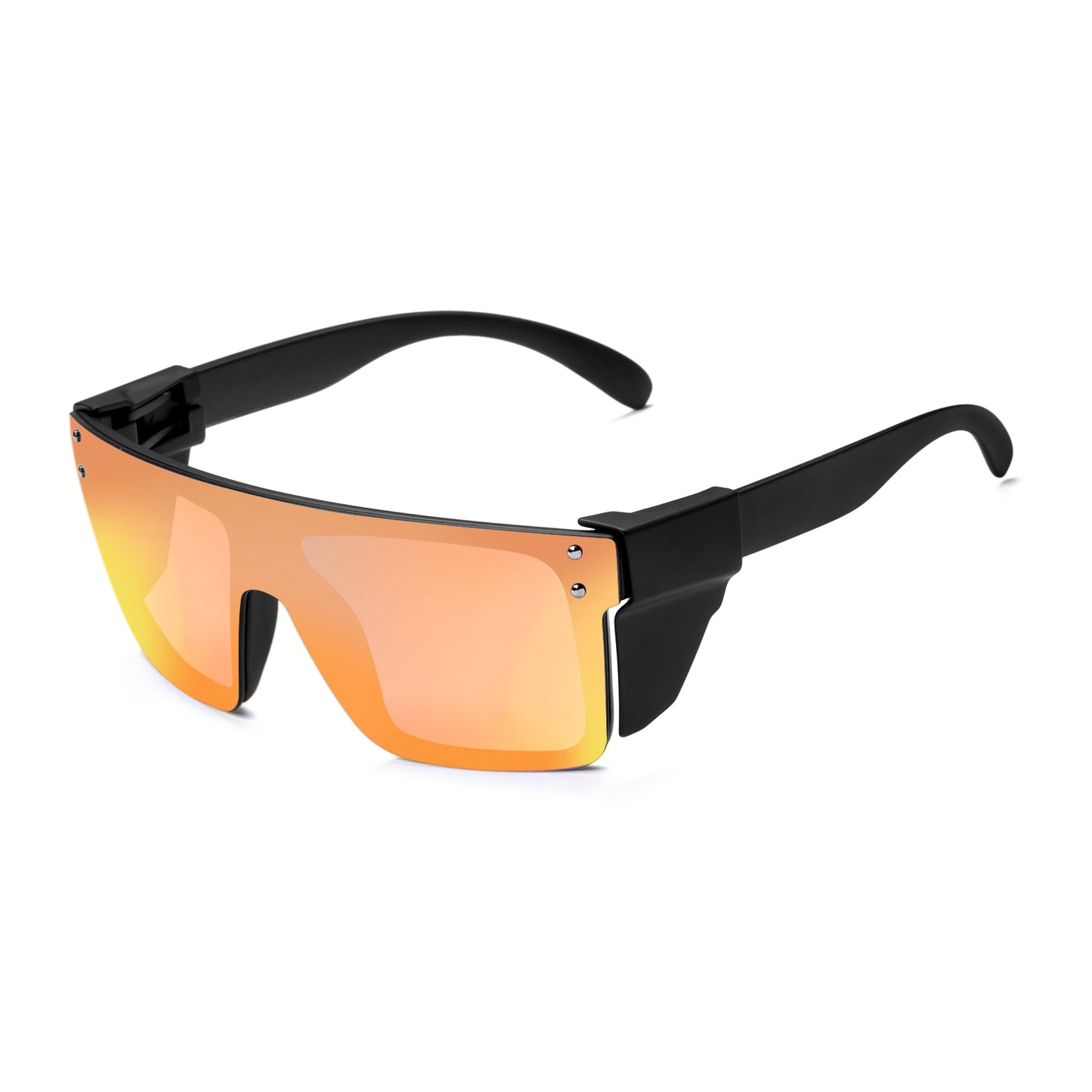 Aaliyah-Matte Black Frame Safety Polarized