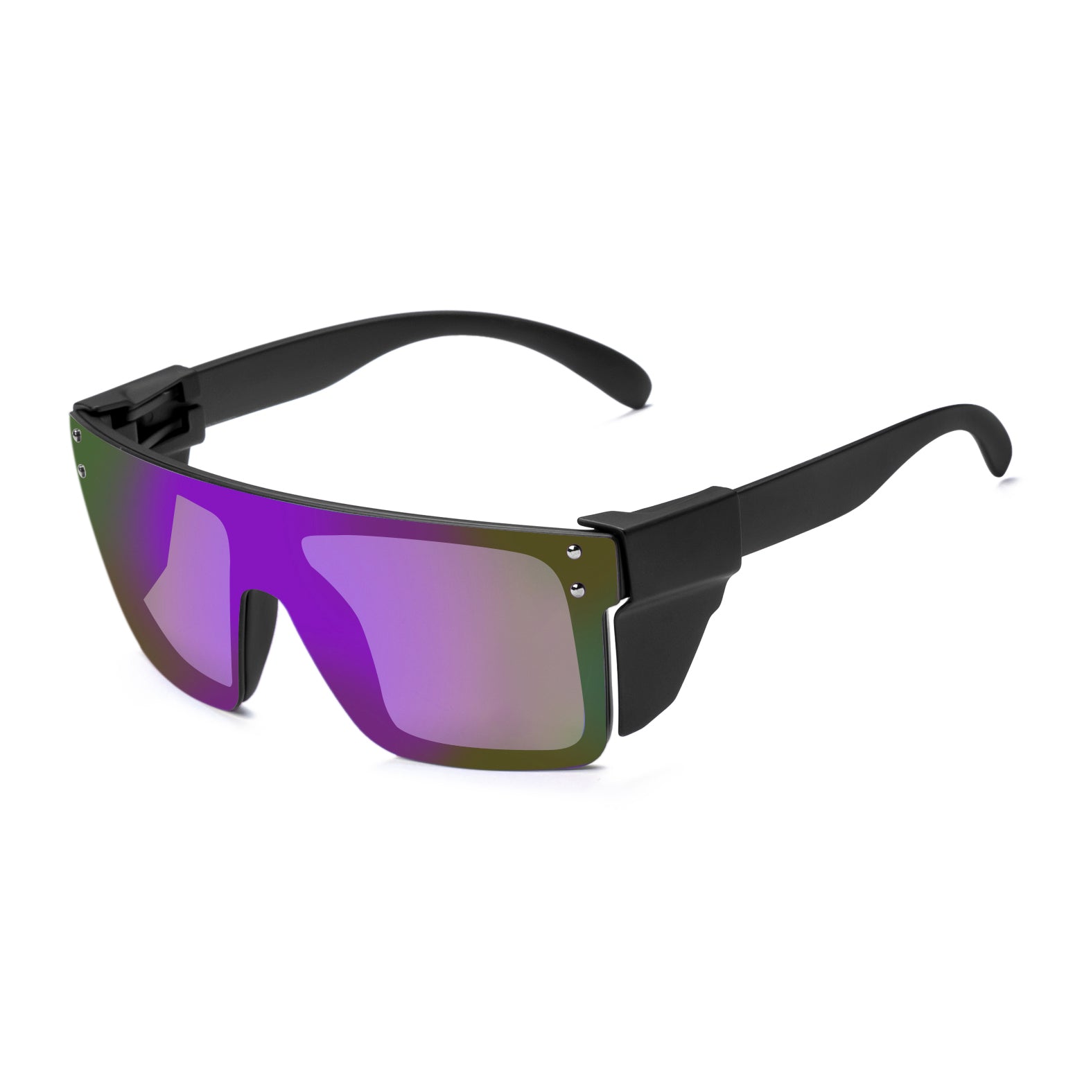 Aaliyah-Matte Black Frame Safety Polarized – Bingking