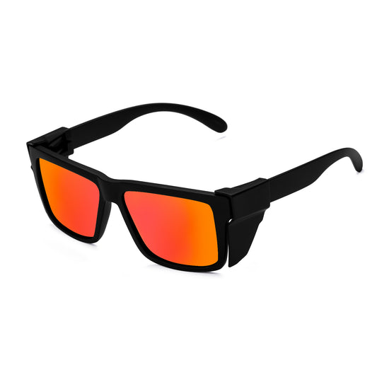 Edmund- Matte Black Frame Safety Polarized