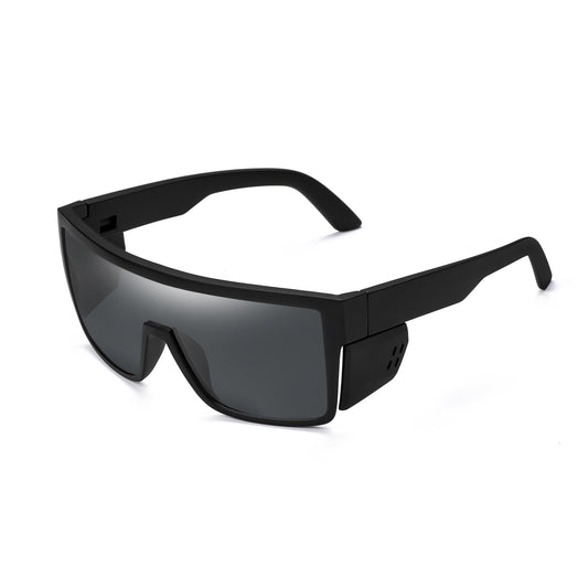 Dempsey- Matte Black Frame Safety Polarized