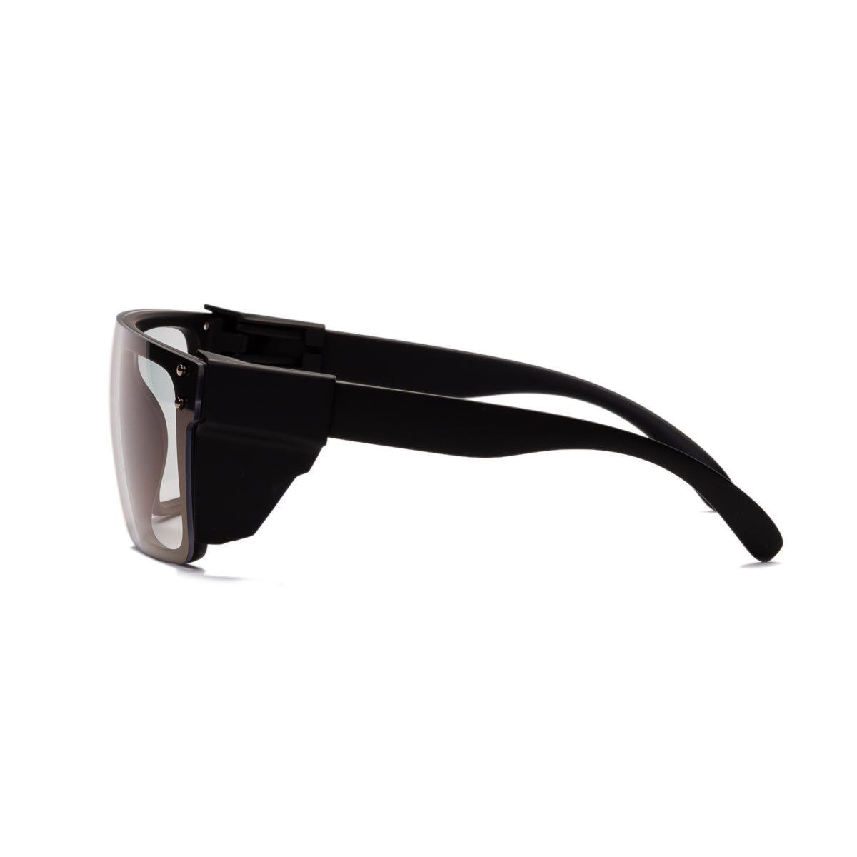 Aaliyah-Matte Black Mirror Safety Photochromic
