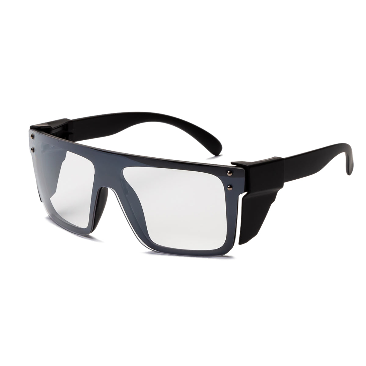 Aaliyah-Matte Black Mirror Safety Photochromic